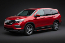 Honda Pilot 2015–2022 Sivuaskelmat Maya Red (2 kpl, alumiini) kuva 1