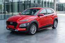 Hyundai Kona 2017–2023 Sivuaskelmat Maya Red (2 kpl, alumiini) kuva 1