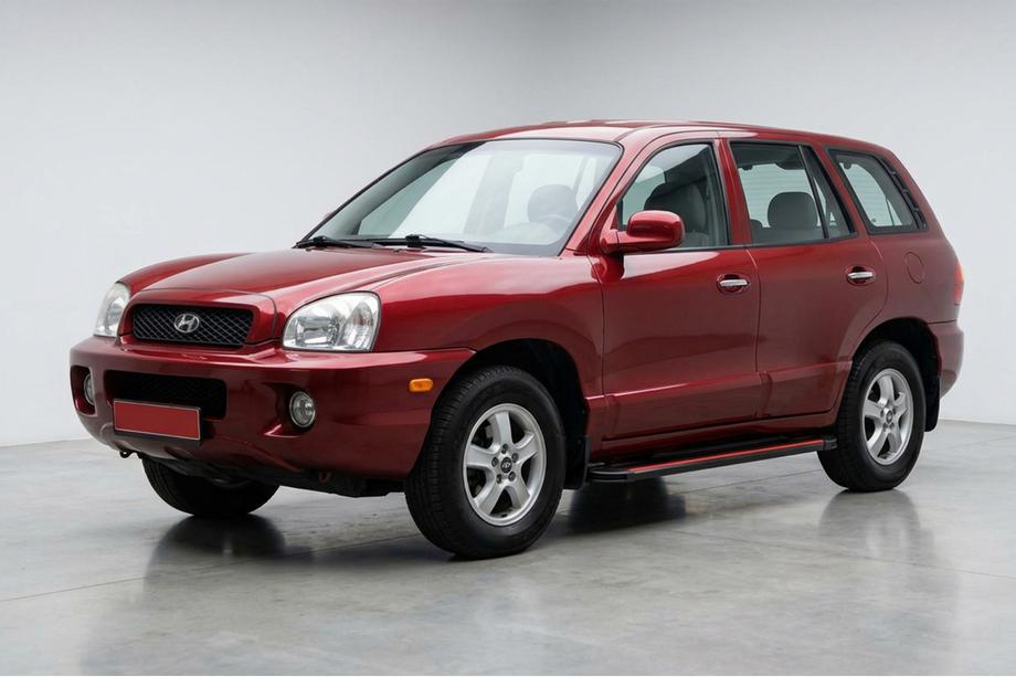 Hyundai Santa Fe 1 2000–2006 Sivuaskelmat Maya Red (2 kpl, alumiini) Image