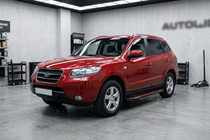 Hyundai Santa Fe 2 2006–2012 Maya Red-Black sivuportaat (2 kpl, alumiini) kuva 1