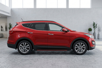 Hyundai Santa Fe 3 2012–2018 Sivuaskelmat Maya Red (2 kpl, alumiini) kuva 1