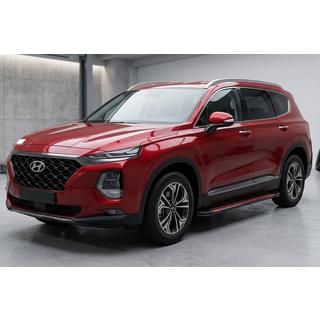 Sivuaskelmat Maya Red (2 kpl, alumiini) Hyundai Santa Fe 4 2018–2023 kuva 1