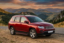 Jeep Compass 2006–2016 Sivuaskelmat Maya Red (2 kpl, alumiini) kuva 1