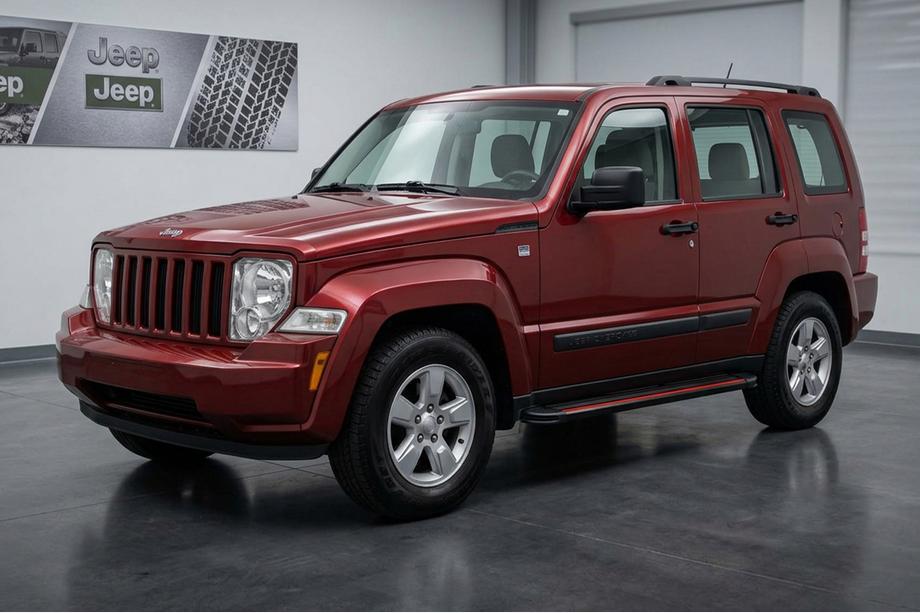 Jeep Cherokee/Liberty 2007–2013 Sivuaskelmat Maya Red (2 kpl, alumiini) Image