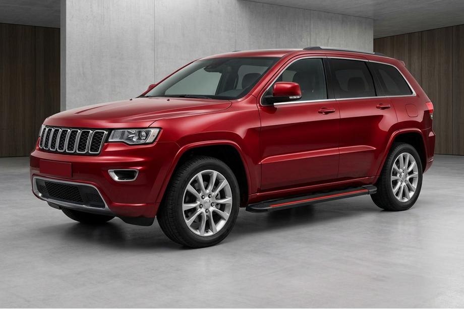 Jeep Grand Cherokee WK2 2010–2021 Sivuaskelmat Maya Red (2 kpl, alumiini) Image