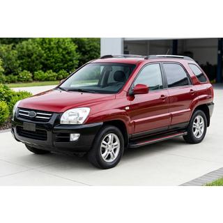 Sivuaskelmat Maya Red (2 kpl, alumiini) Kia Sportage 2004–2010 kuva 1