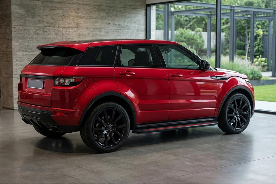 Range Rover Evoque 2012–2018 Sivuaskelmat Maya Red (2 kpl, alumiini) Image