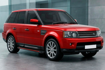 Range Rover Sport 2005–2013 Sivuaskelmat Maya Red (2 kpl, alumiini) kuva 1