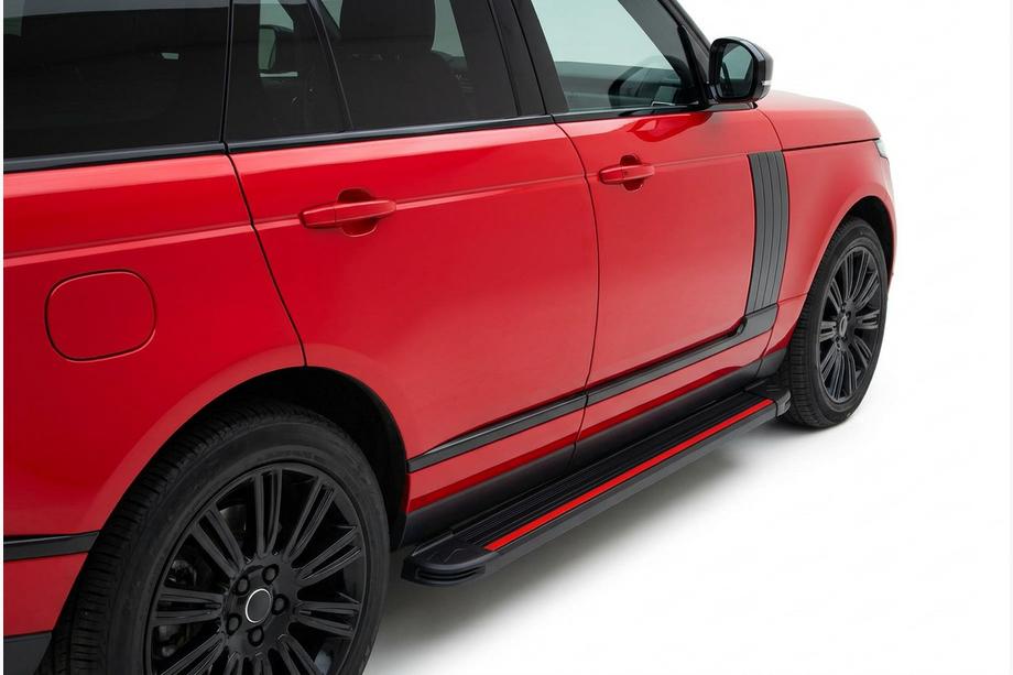 Range Rover IV L405 2013–2021 Sivuaskelmat Maya Red (2 kpl, alumiini) Image