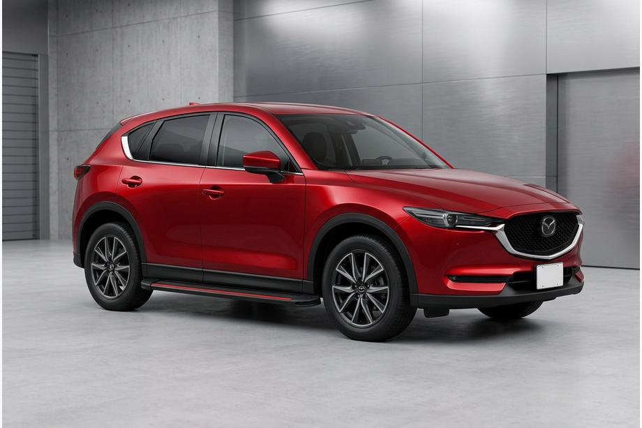 Mazda CX-5 2017–2025 Sivuaskelmat Maya Red (2 kpl, alumiini) Image