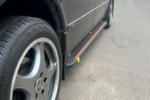 Mercedes Vito W638 1996–2003 Sivuaskelmat Maya Red (2 kpl, alumiini) kuva 2