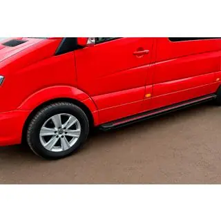Sivuaskelmat Maya Red (2 kpl, alumiini) kuva 2