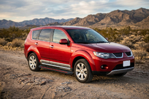 Mitsubishi Outlander 2006–2012 Sivuaskelmat Maya Red (2 kpl, alumiini) kuva 1