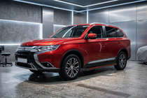 Mitsubishi Outlander 2012–2021 Sivuaskelmat Maya Red (2 kpl, alumiini) kuva 1