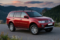 Mitsubishi Pajero Sport 2008–2015 Sivuaskelmat Maya Red (2 kpl, alumiini) kuva 1