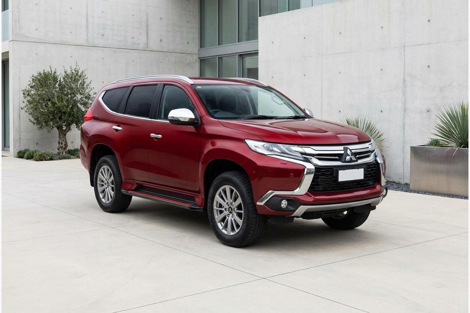 Mitsubishi Pajero Sport 2015– Sivuaskelmat Maya Red (2 kpl, alumiini) Image