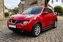 Nissan Juke 2010–2019 Sivuaskelmat Maya Red (2 kpl, alumiini) kuva 1