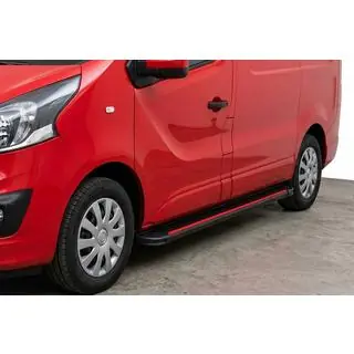 Sivuaskelmat Maya Red (2 kpl, alumiini) kuva 1