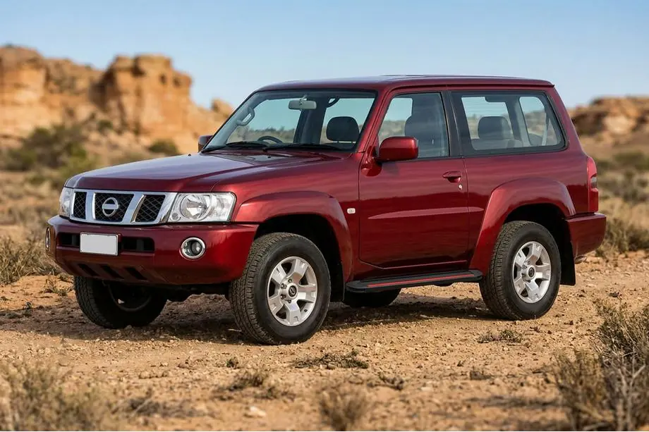 Nissan Patrol Y61 1997–2011 Sivuaskelmat Maya Red (2 kpl, alumiini) Image