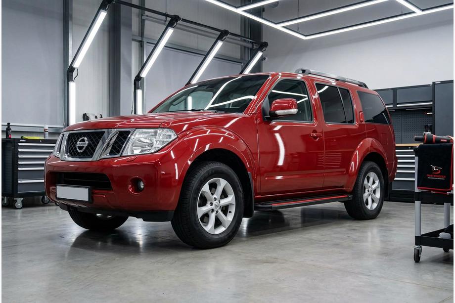 Nissan Pathfinder R51 2005–2014 Sivuaskelmat Maya Red (2 kpl, alumiini) Image