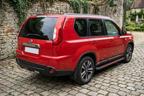Nissan X-trail T31 2007–2014 Sivuaskelmat Maya Red (2 kpl, alumiini) kuva 1