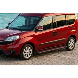 Sivuaskelmat Maya Red (2 kpl, alumiini) kuva 1