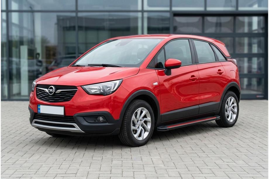 Opel Crossland X 2017–2024 Sivuaskelmat Maya Red (2 kpl, alumiini) Image