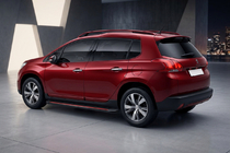 Peugeot 3008 2008–2016 Sivuaskelmat Maya Red (2 kpl, alumiini) 2008-2014 kuva 1
