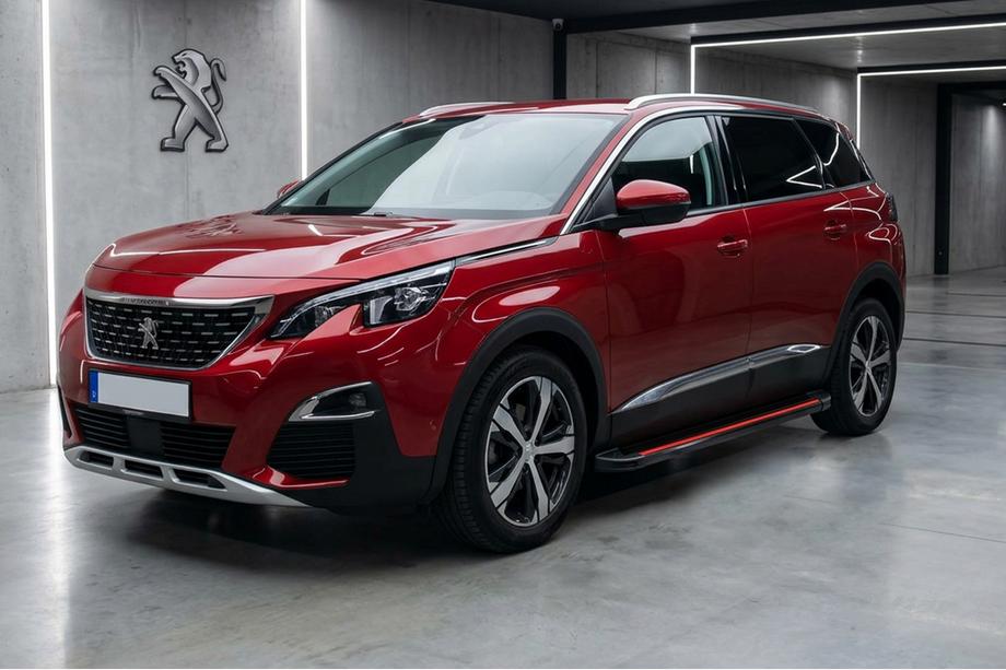 Peugeot 5008 2016–2023 Sivuaskelmat Maya Red (2 kpl, alumiini) Image