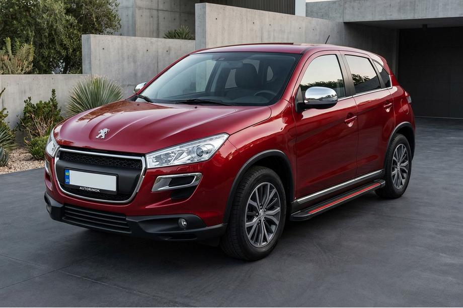 Peugeot 4008 2012–2017 Sivuaskelmat Maya Red (2 kpl, alumiini) Image