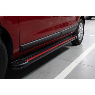 Sivuaskelmat Maya Red (2 kpl, alumiini) kuva 1