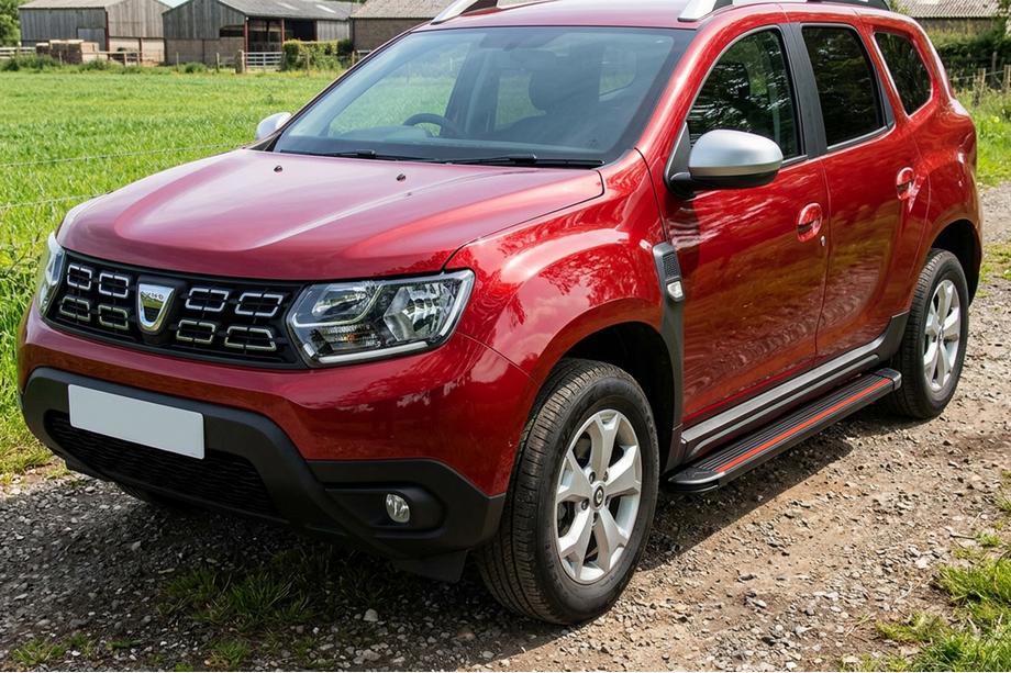 Renault Duster 2018–2024 Sivuaskelmat Maya Red (2 kpl, alumiini) Image