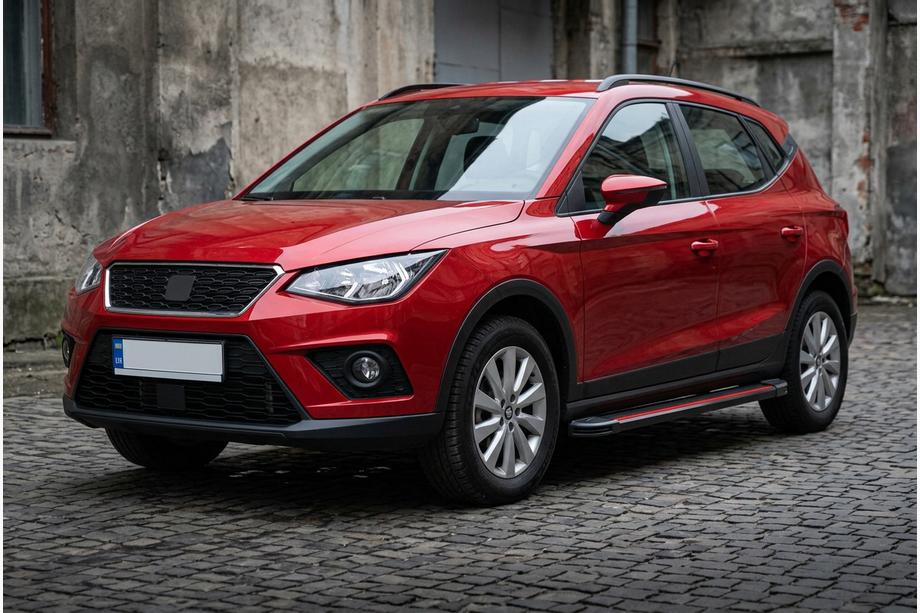 Seat Arona 2017– Sivuaskelmat Maya Red (2 kpl, alumiini) Image