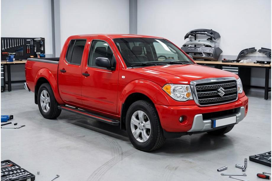 Suzuki Equator 2009– Sivuaskelmat Maya Red (2 kpl, alumiini) Image