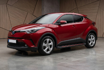 Toyota C-HR 2016–2023 Sivuaskelmat Maya Red (2 kpl, alumiini) kuva 1