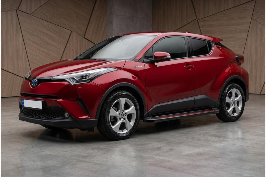 Toyota C-HR 2016–2023 Sivuaskelmat Maya Red (2 kpl, alumiini) Image