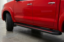 Toyota Hilux 2006–2015 Sivuaskelmat Maya Red (2 kpl, alumiini) kuva 1