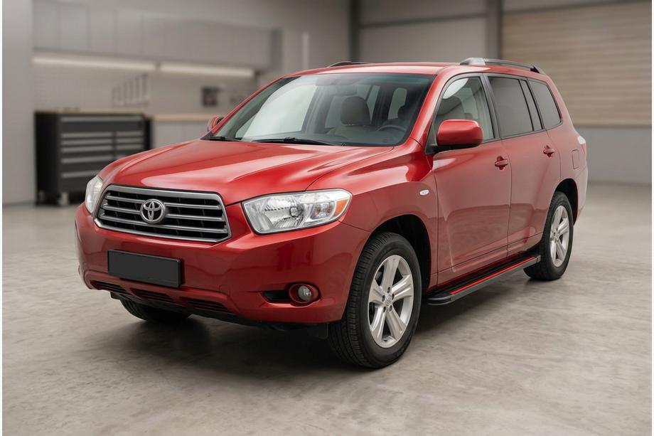 Toyota Highlander 2008–2013 Sivuaskelmat Maya Red (2 kpl, alumiini) Image