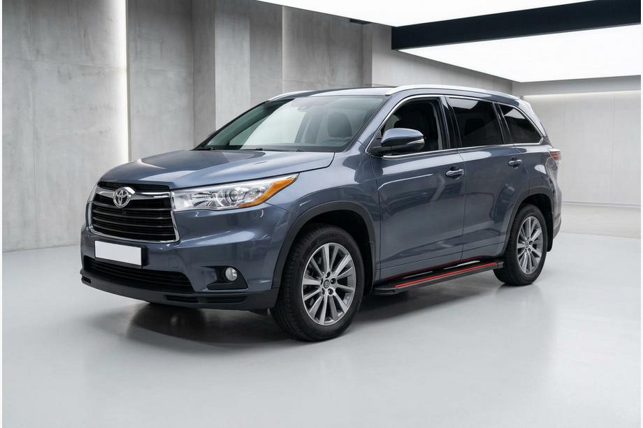 Toyota Highlander 2013–2019 Sivuaskelmat Maya Red (2 kpl, alumiini) Kuva 1