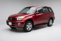 Toyota Rav 4 2001–2005 Sivuaskelmat Maya Red (2 kpl, alumiini) kuva 1