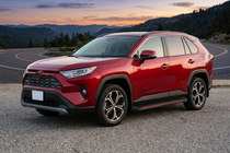 Toyota Rav 4 2019–2025 Sivuaskelmat Maya Red (2 kpl, alumiini) kuva 1