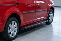 Volkswagen Caddy 2010–2015 Sivuaskelmat Maya Red (2 kpl, alumiini) kuva 1