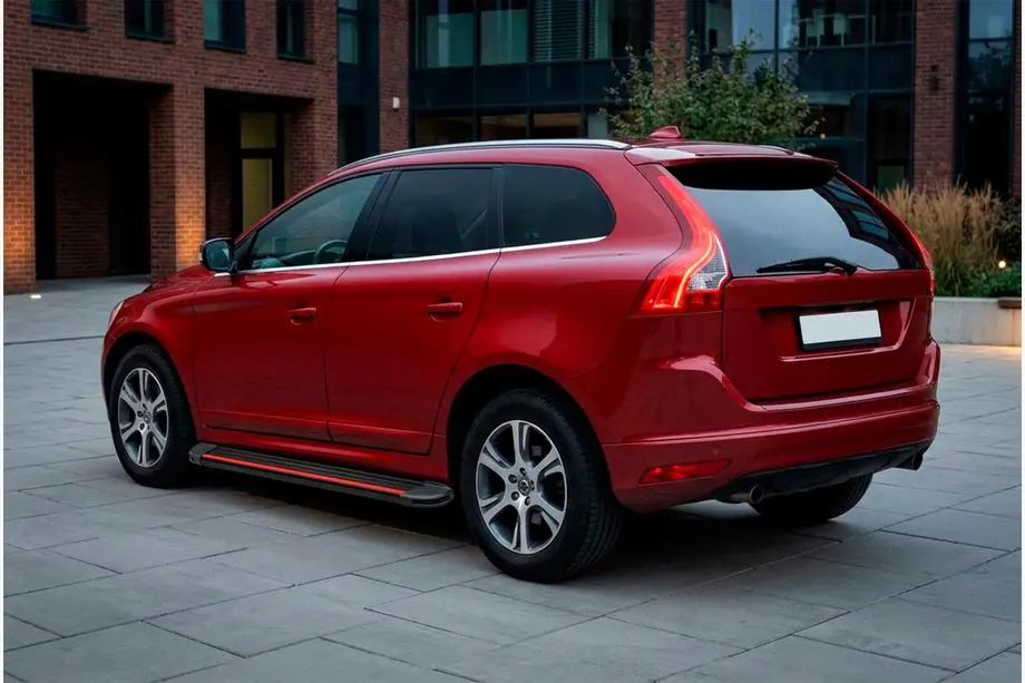 Volvo XC60 2009–2017 Sivuaskelmat Maya Red (2 kpl, alumiini) Image