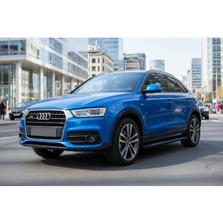 Maya Blue sivuaskelmat (2 kpl, alumiini) Audi Q3 2011–2019 kuva 1