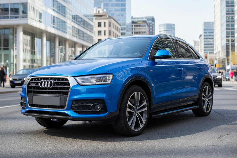 Audi Q3 2011–2019 Maya Blue sivuaskelmat (2 kpl, alumiini) Image