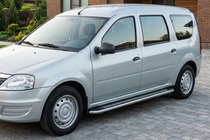 Lada Largus 2012– Maydos V2 sivuportaat (2 kpl, alumiini ↗ ruostumaton teräs) kuva 1
