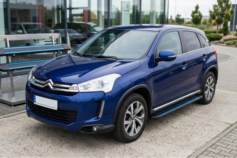 Citroen C-4 Aircross 2012–2017 Maya Blue sivuaskelmat (2 kpl, alumiini) Image