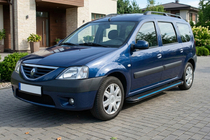Dacia Logan MCV 2004–2014 Maya Blue sivuaskelmat (2 kpl, alumiini) kuva 3