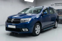 Dacia Logan MCV 2013–2020 Maya Blue sivuaskelmat (2 kpl, alumiini) kuva 1