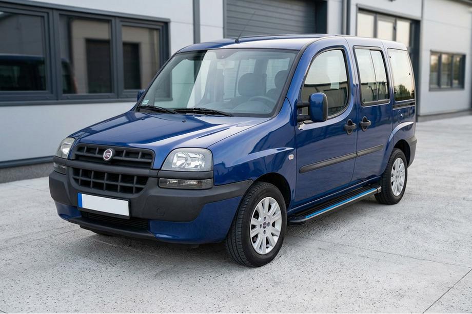 Fiat Doblo I 2001–2005 Maya Blue sivuaskelmat (2 kpl, alumiini) Image